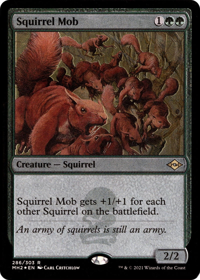 Squirrel Mob (Foil Etched) (286) (Modern Horizons 2)