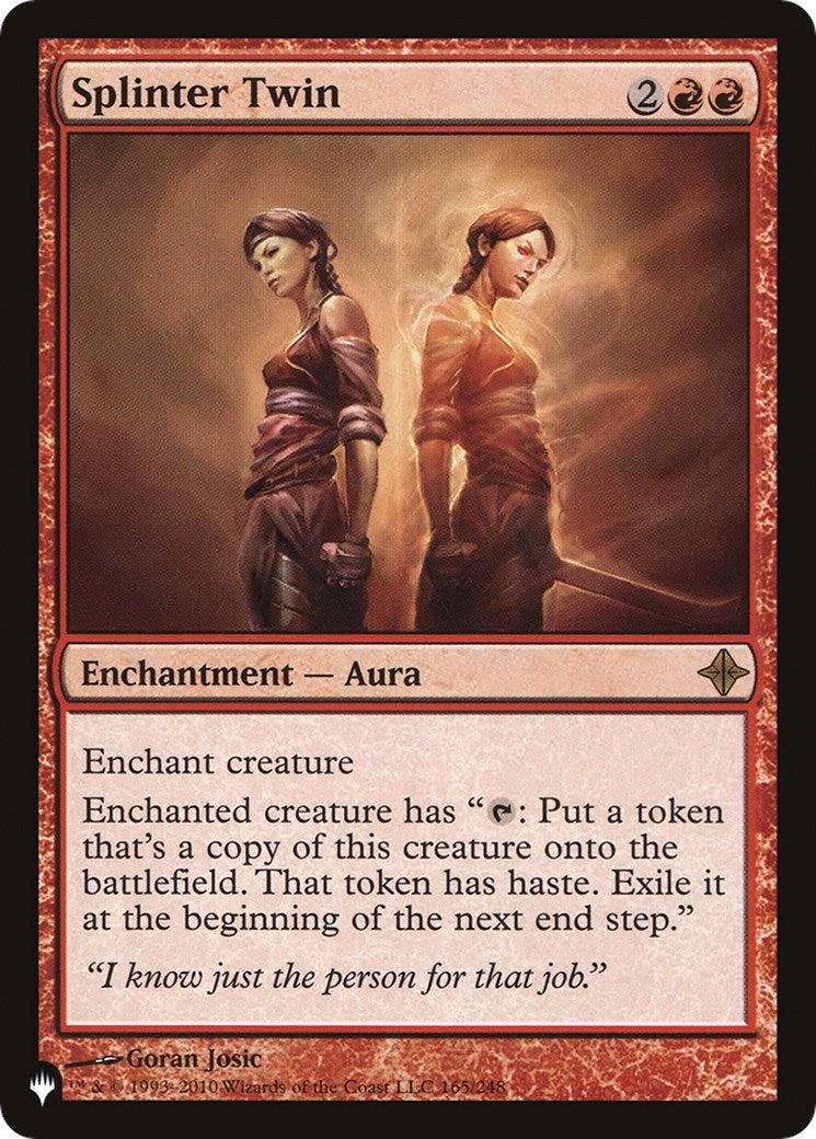 Splinter Twin (165/248) (The List Reprints)