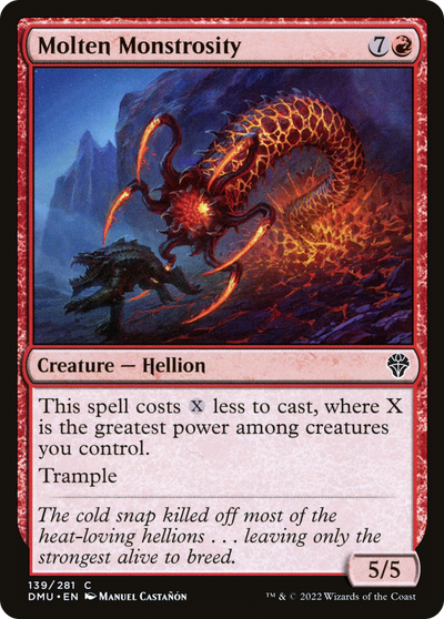 Molten Monstrosity (DMU-139) - Dominaria United Foil