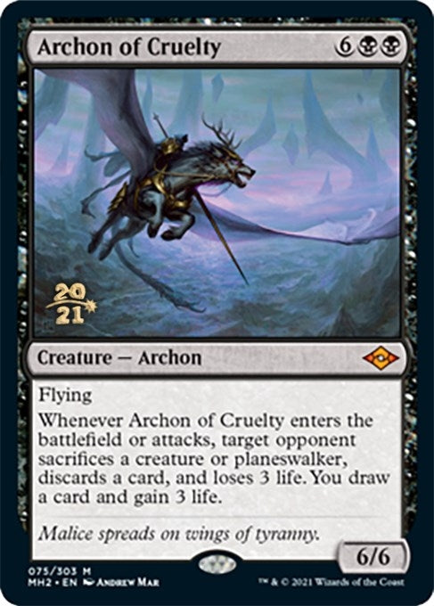 Archon of Cruelty (75) (Prerelease Cards)