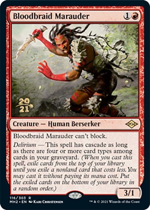 Bloodbraid Marauder (116) (Prerelease Cards)