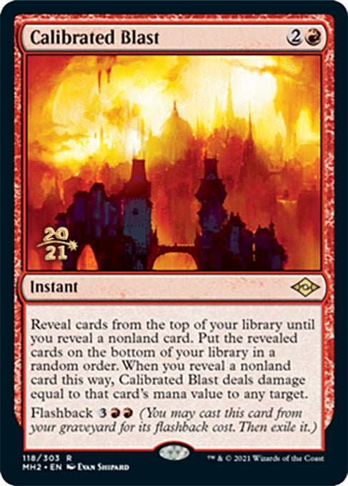 Calibrated Blast (118) (Prerelease Cards)
