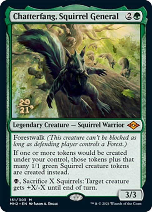 Chatterfang, Squirrel General (151) (Prerelease Cards)