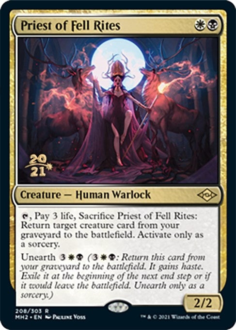 Priest of Fell Rites (208) (Prerelease Cards)