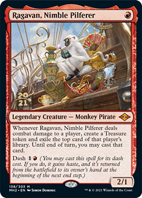Ragavan, Nimble Pilferer (138) (Prerelease Cards)
