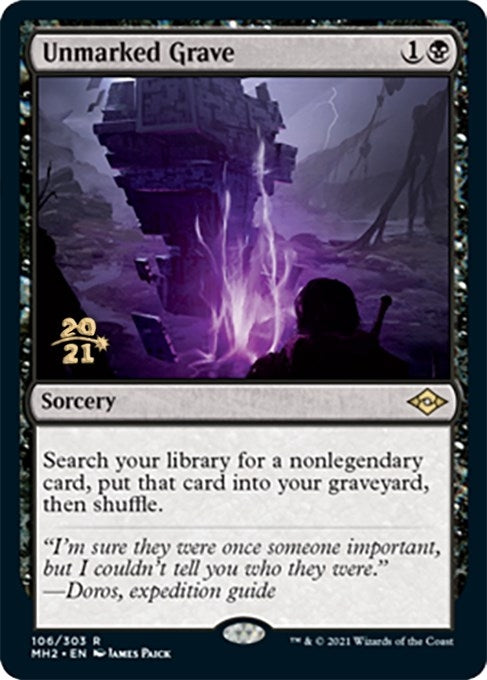 Unmarked Grave (106) (Prerelease Cards)