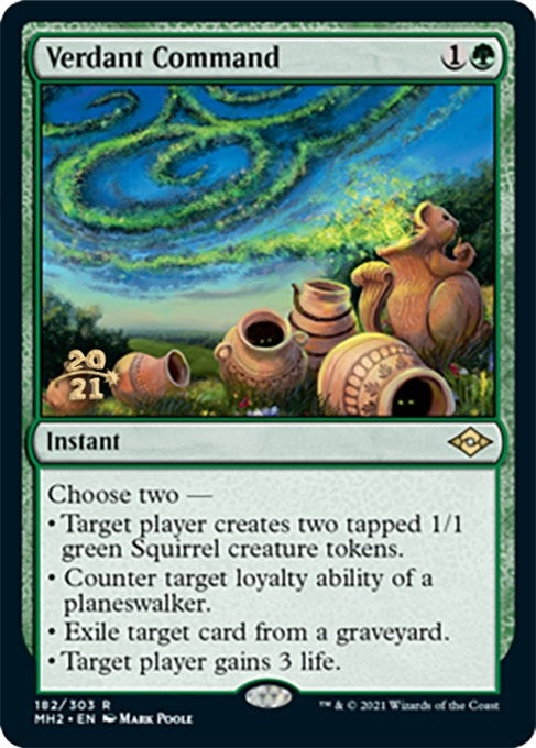 Verdant Command (182) (Prerelease Cards)