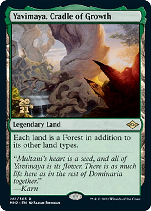 Yavimaya, Cradle of Growth (261) (Prerelease Cards)