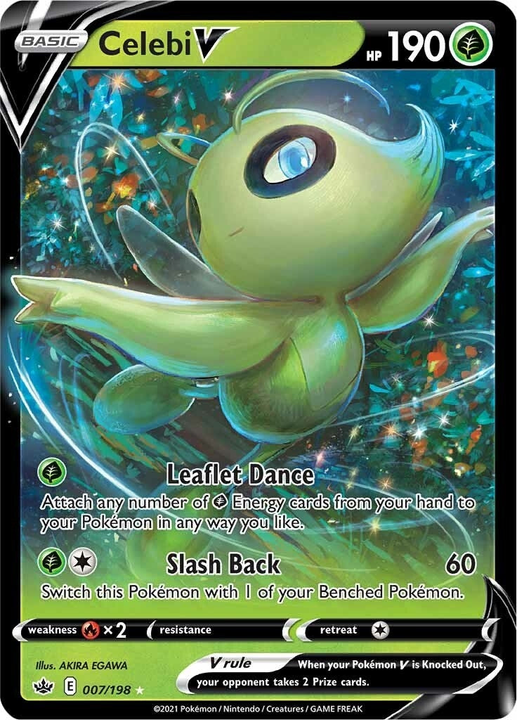 Image for Celebi V (007/198) (SWSH06: Chilling Reign) - Pokemon