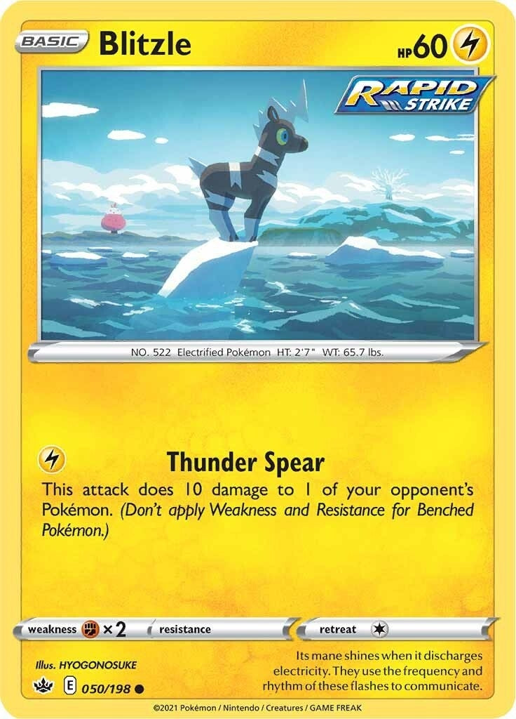 Image for Blitzle (050/198) (SWSH06: Chilling Reign) - Pokemon