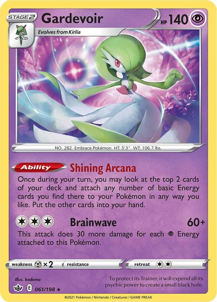 Image for Gardevoir (061/198) (SWSH06: Chilling Reign) - Pokemon
