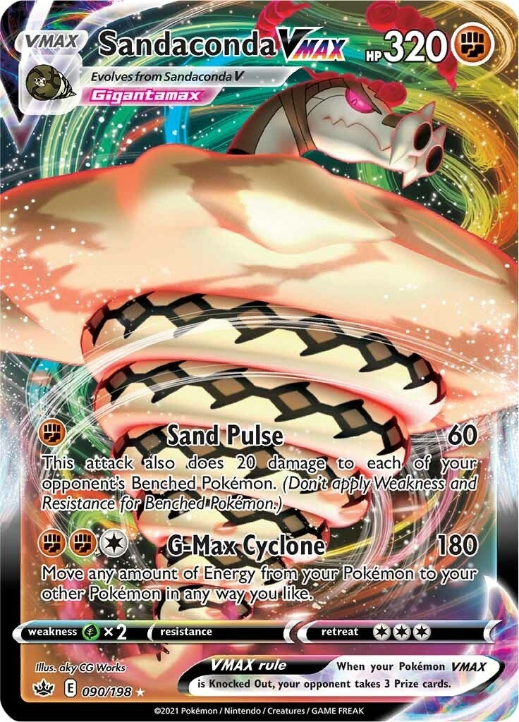 Image for Sandaconda VMAX (090/198) (SWSH06: Chilling Reign) - Pokemon