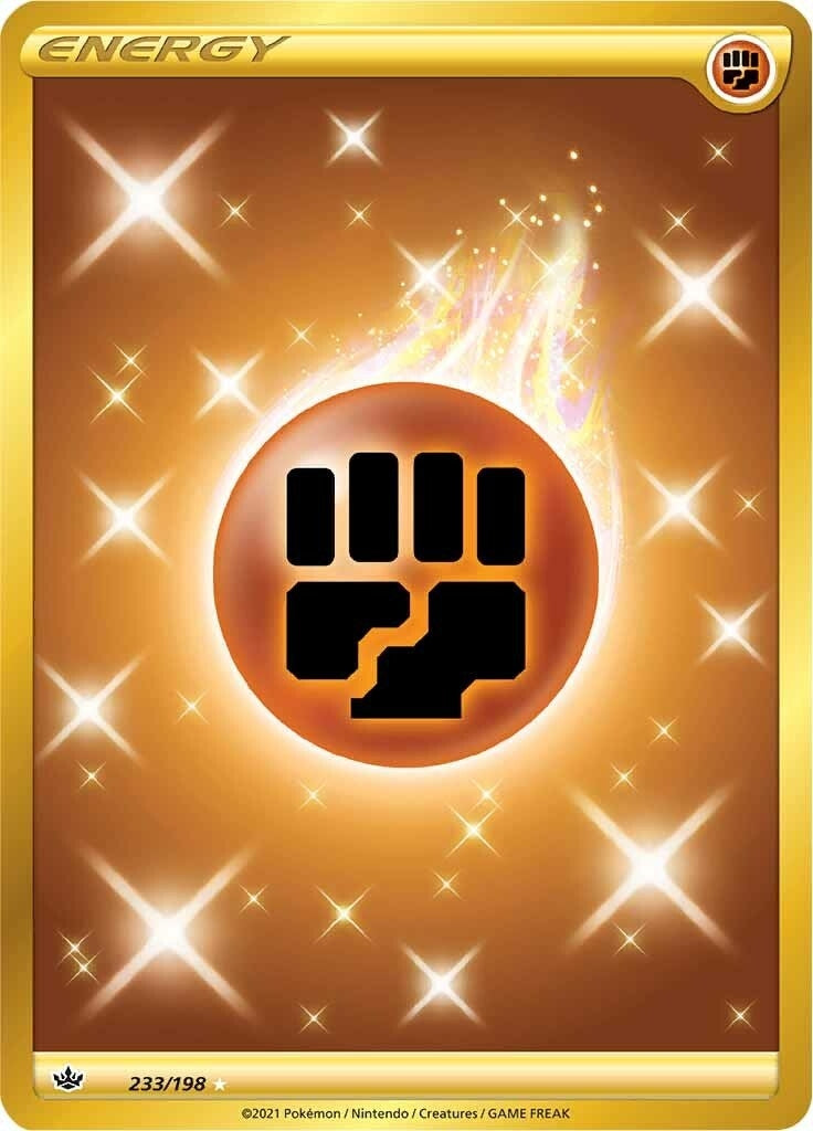 Image for Fighting Energy (Secret) (233/198) (SWSH06: Chilling Reign) - Pokemon