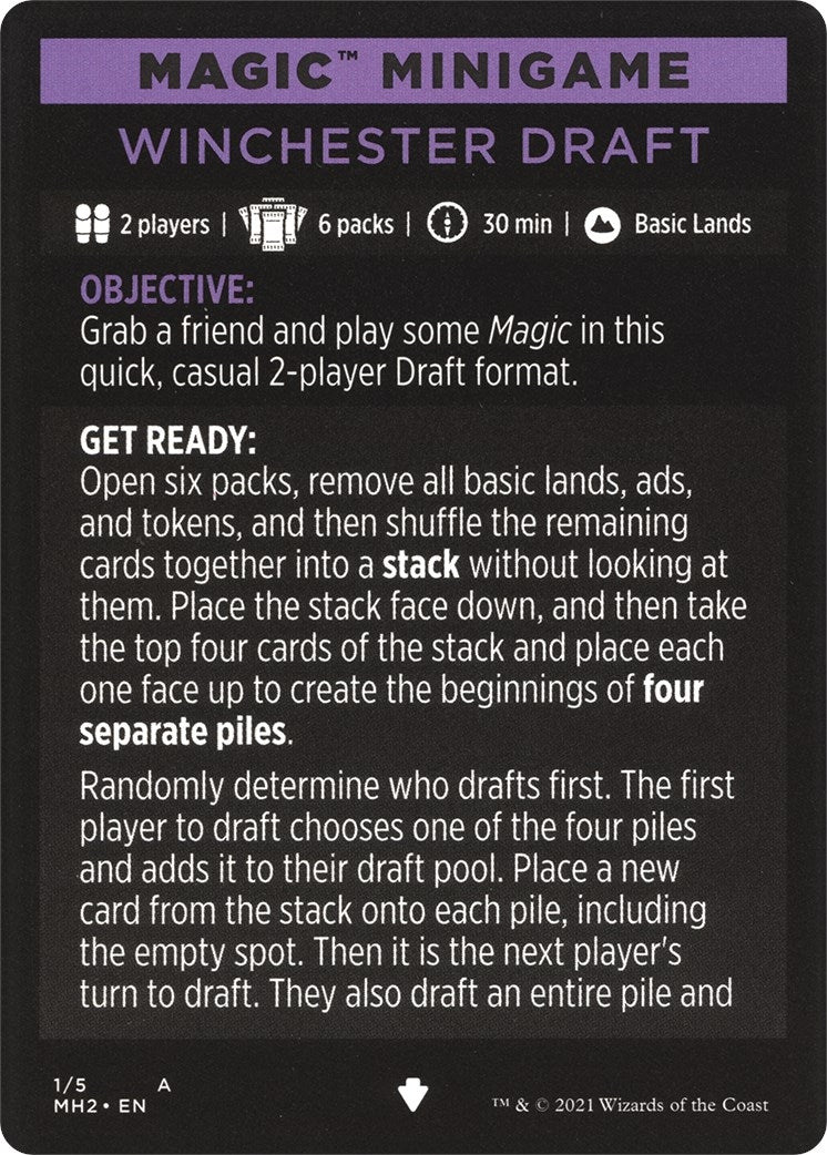Magic Minigame: Winchester Draft (1) (Modern Horizons 2)