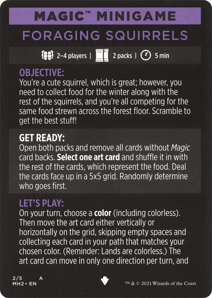 Magic Minigame: Foraging Squirrels (2) (Modern Horizons 2)
