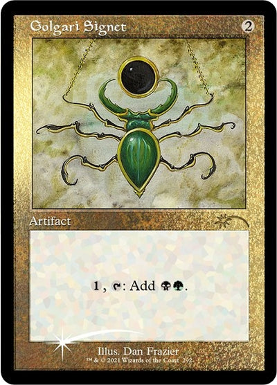 Golgari Signet (Foil Etched) (292) (Secret Lair Drop Series)