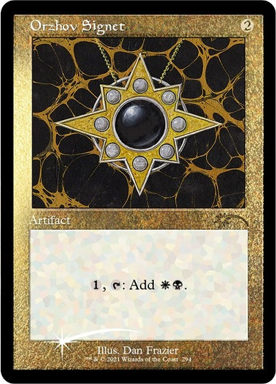 Orzhov Signet (Foil Etched) (294) (Secret Lair Drop Series)