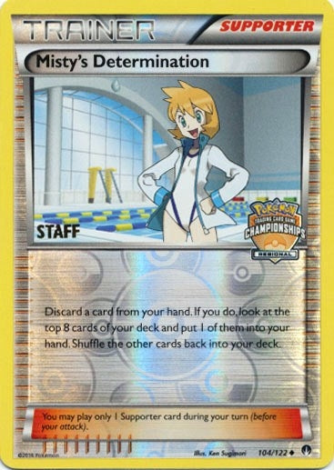 Image for Misty's Determination - 104/122 (Regional Championships) [Staff] (104/122) (League & Championship Cards) - Pokemon