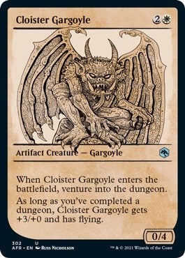 Cloister Gargoyle (Showcase) (302) (Adventures in the Forgotten Realms)