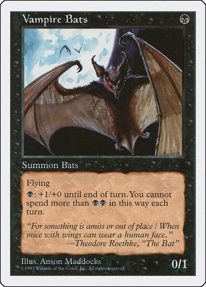 Vampire Bats (Fifth Edition)