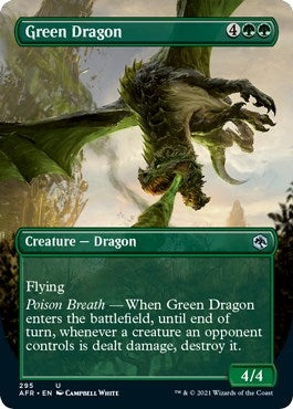 Green Dragon (Borderless) (295) (Adventures in the Forgotten Realms)