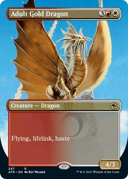 Image for Adult Gold Dragon (Borderless) (297) [AFR]