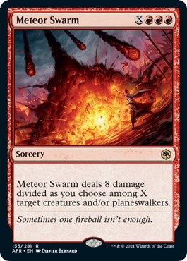 Image for Meteor Swarm (155) (Adventures in the Forgotten Realms) - Magic: The Gathering