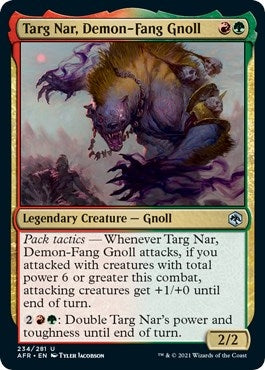 Targ Nar, Demon-Fang Gnoll (234) (Adventures in the Forgotten Realms) (AFR)