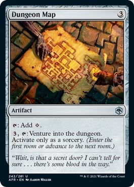 Dungeon Map (242) (Adventures in the Forgotten Realms) (AFR)