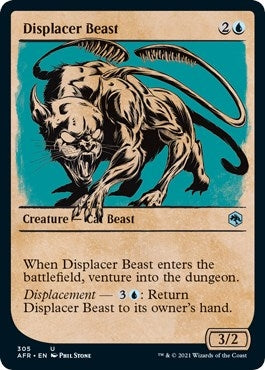 Displacer Beast (Showcase) (305) (Adventures in the Forgotten Realms)