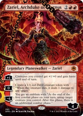 Image for Zariel, Archduke of Avernus (Borderless) (285) [AFR]