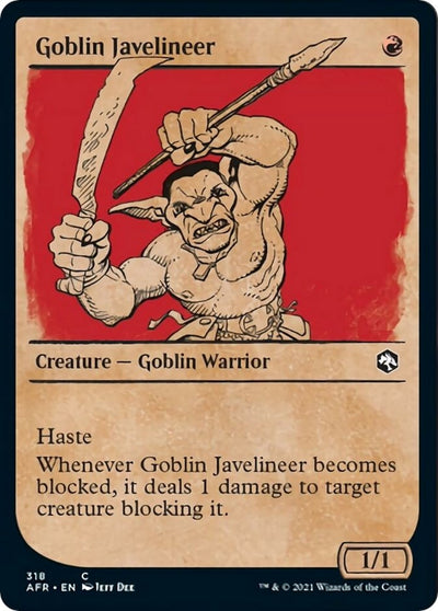 Goblin Javelineer (Showcase) (318) (Adventures in the Forgotten Realms)