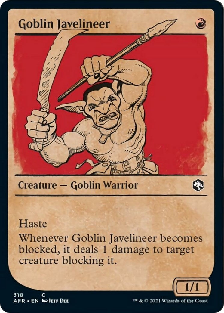 Goblin Javelineer (Showcase) (318) (Adventures in the Forgotten Realms)