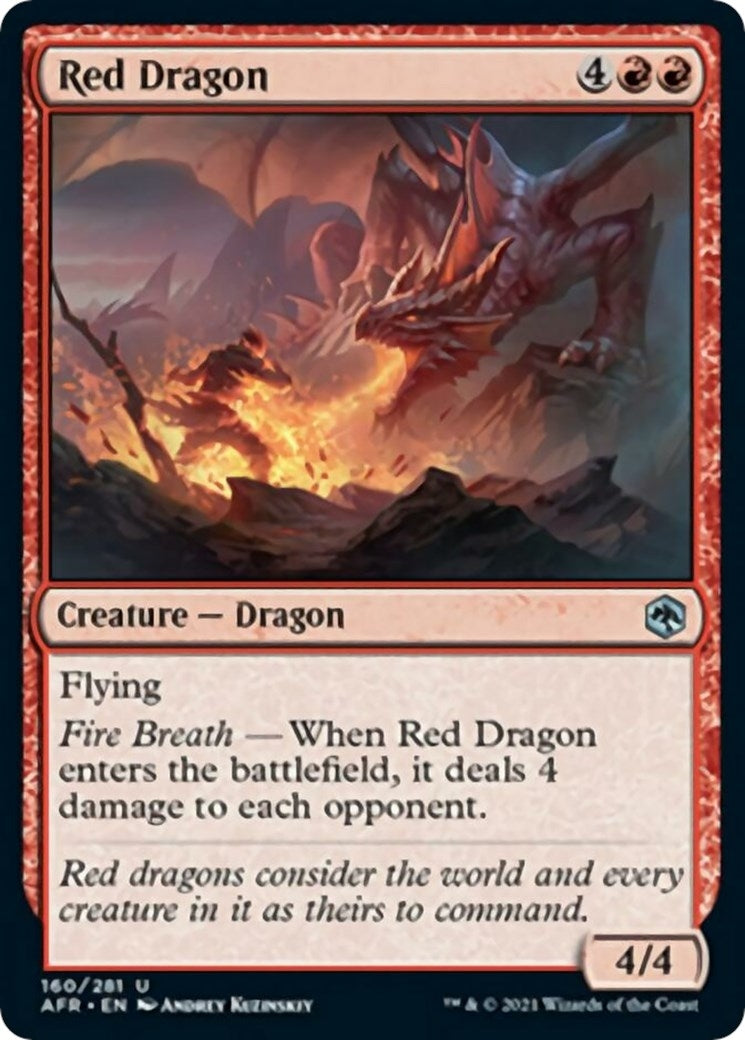 Red Dragon (160) (Adventures in the Forgotten Realms) (AFR)