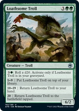 Loathsome Troll (192) (Adventures in the Forgotten Realms)