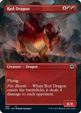 Red Dragon (Borderless) (294) (Adventures in the Forgotten Realms) (AFR)
