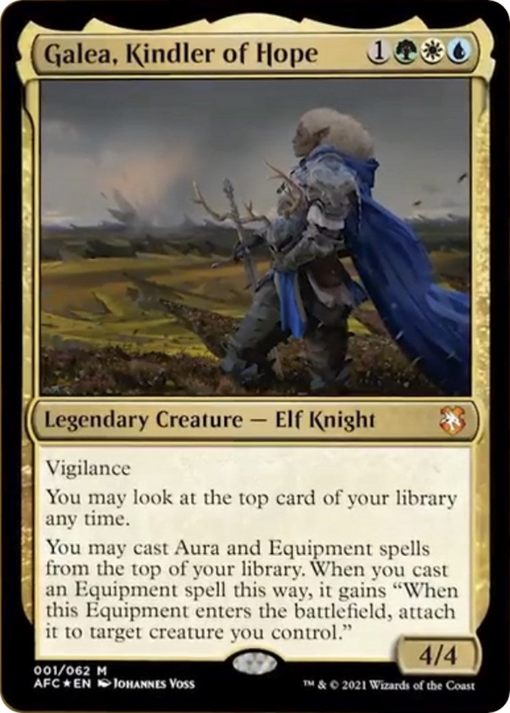 Galea, Kindler of Hope (1) (Commander: Adventures in the Forgotten Realms)