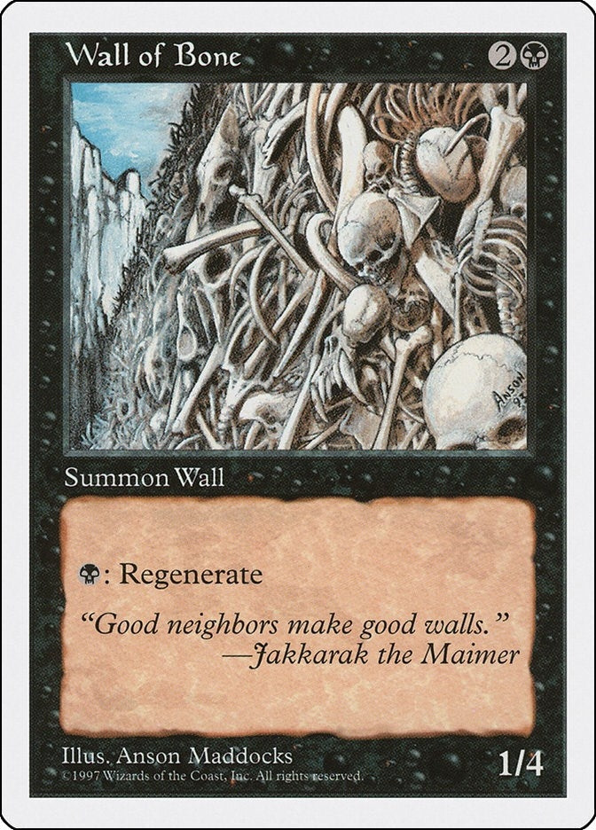 Wall of Bone (Fifth Edition)