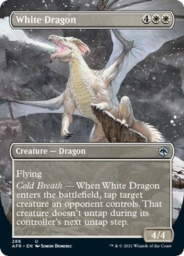 White Dragon (Borderless) (288) (Adventures in the Forgotten Realms)