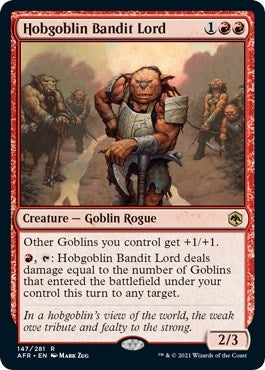 Image for Hobgoblin Bandit Lord (147) (Adventures in the Forgotten Realms) - Magic: The Gathering