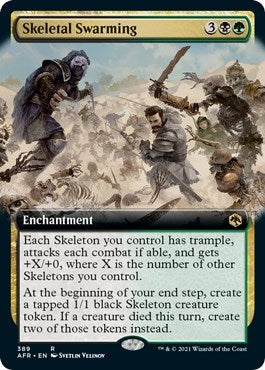 Skeletal Swarming (Extended Art) (389) (Adventures in the Forgotten Realms)