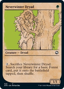 Neverwinter Dryad (Showcase) (329) (Adventures in the Forgotten Realms)