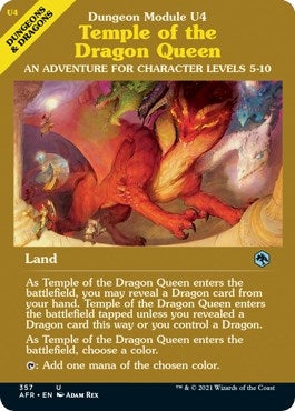 Image for Temple of the Dragon Queen (Dungeon Module) (357) [AFR]