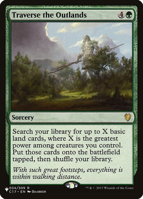 Image for Traverse the Outlands (034/309) - Magic: The Gathering