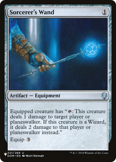 Sorcerer's Wand (231/269) (The List Reprints)