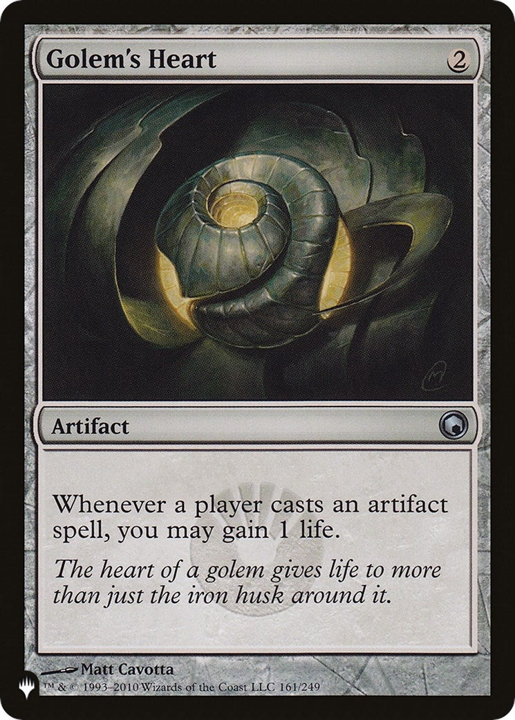 Golem's Heart (161/249) (The List Reprints)