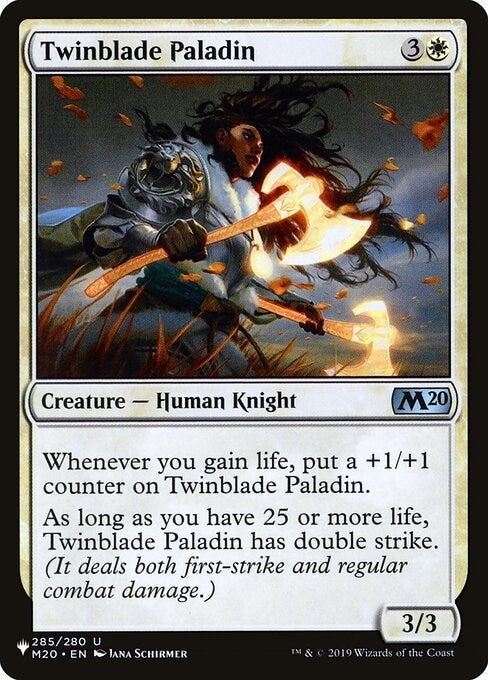 Twinblade Paladin (285/280) (The List Reprints)