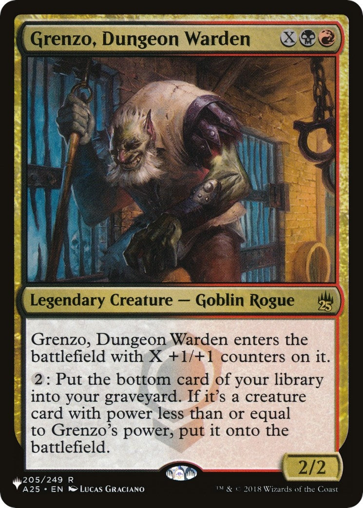 Grenzo, Dungeon Warden (205/249) (The List Reprints)
