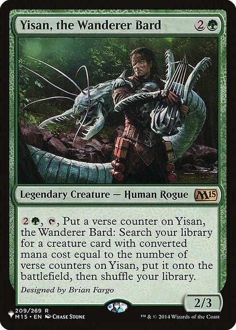 Yisan, the Wanderer Bard (209/269) (The List Reprints)