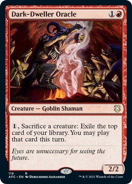 Dark-Dweller Oracle (119) (Commander: Adventures in the Forgotten Realms)